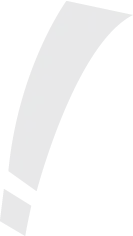 A graphic of an exclamation point screened in the background.